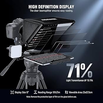 Amazon | NEEWER プロンプター X12II iPad/タブレット用 アルミ